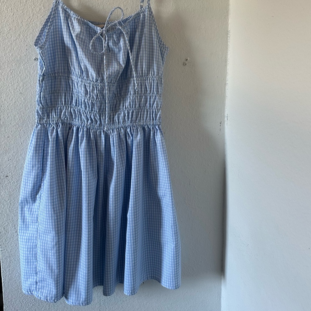 Blue Gingham Sundress